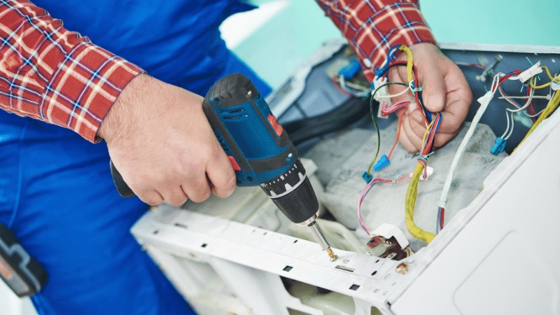 Elmadağ Toshiba Toshiba çamaşır makinesi kart tamiri – Su almama arızası orijinal parça ile giderildi. - Teknik servis örneği